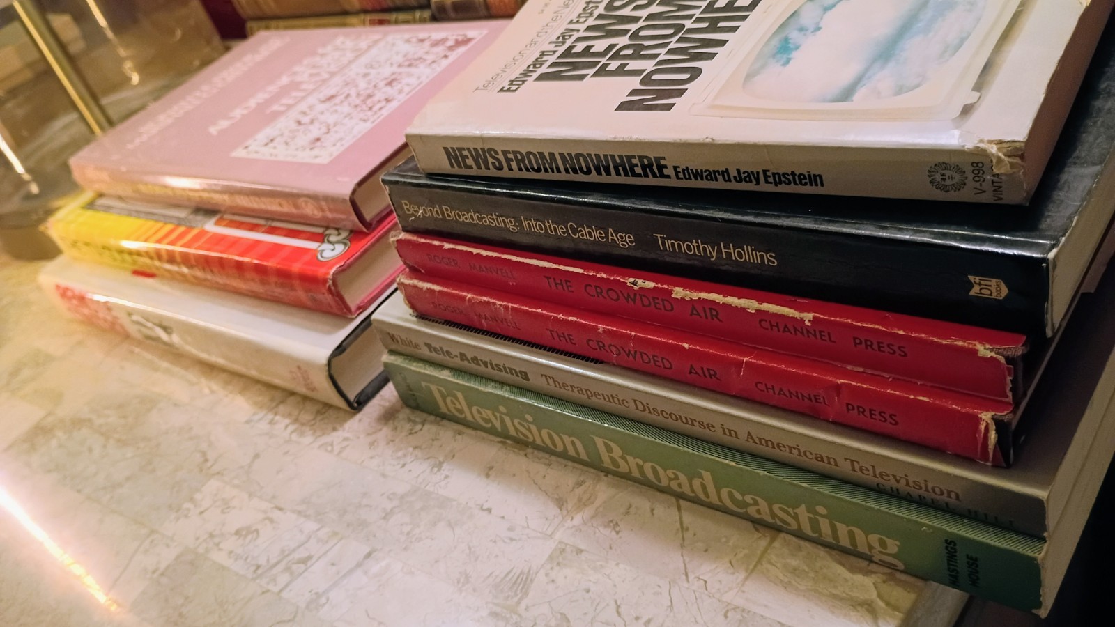 9 Books (1950s-1990s) Media & TV History/Rare Walker BFI Sage True First Print