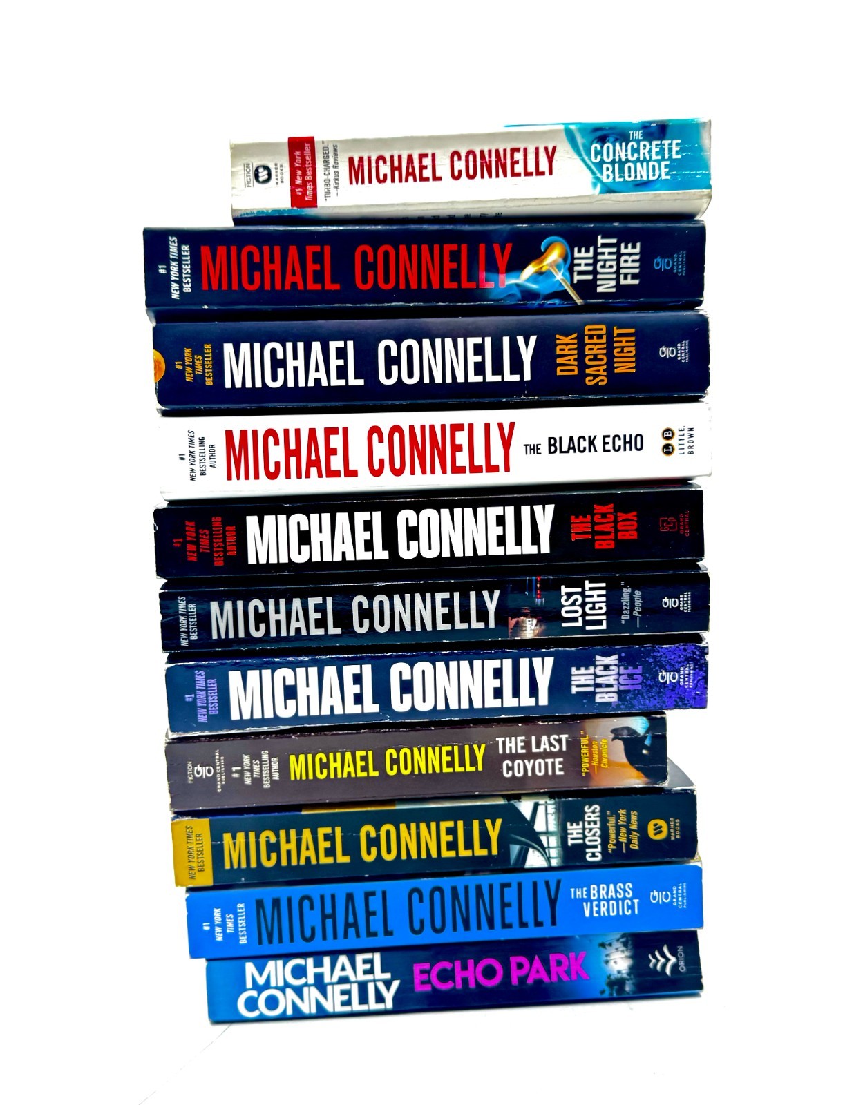 Lot of 10 Michael Connelly VG Crime Fiction Trade Paperback Books Mixed Titles