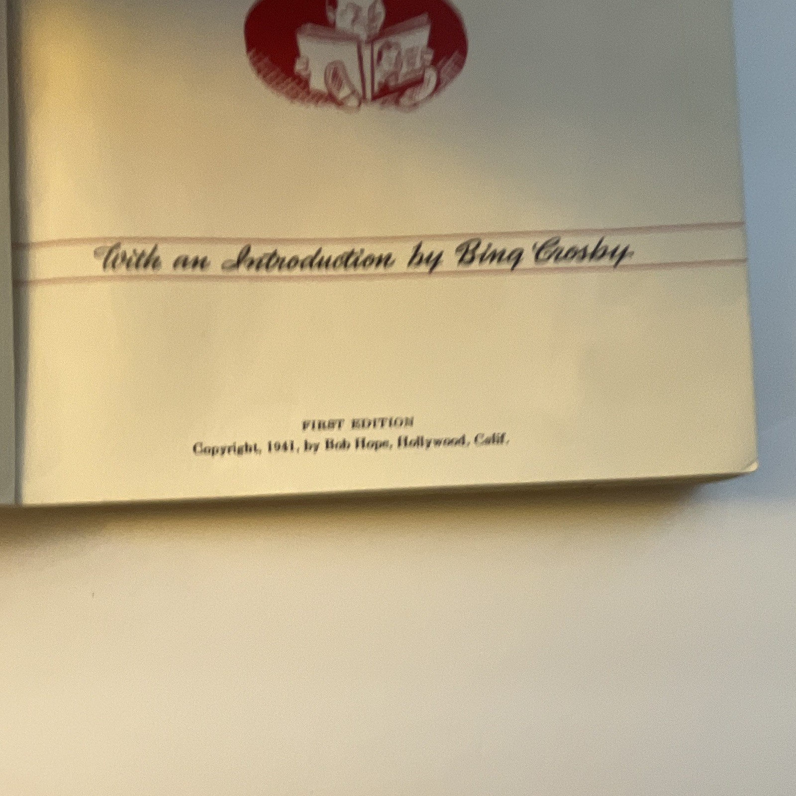 Bob Hope They Got Me Covered First Edition 1941 Hardcover Illustrated Humor