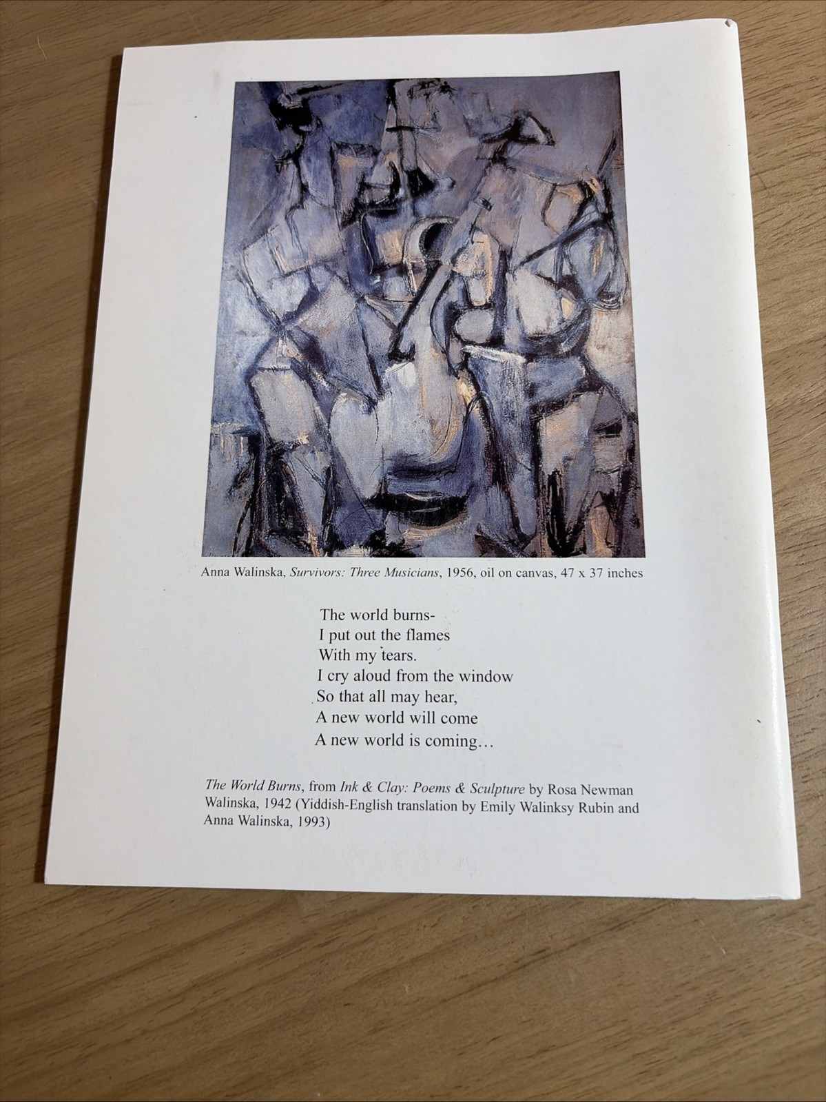 Reflections on the Holocaust 2001 Art Catalog Poetry Essays Survivors VG