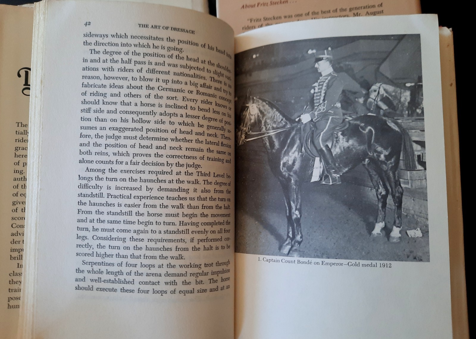 LOT of 3 Vintage Equestrian Hardcover Books Art Dressage Horse Rider Equitation