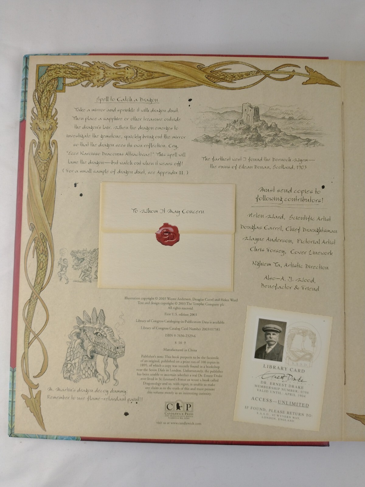 Ologies Ser.: Dragonology : The Complete Book of Dragons by Ernest Drake (2003,