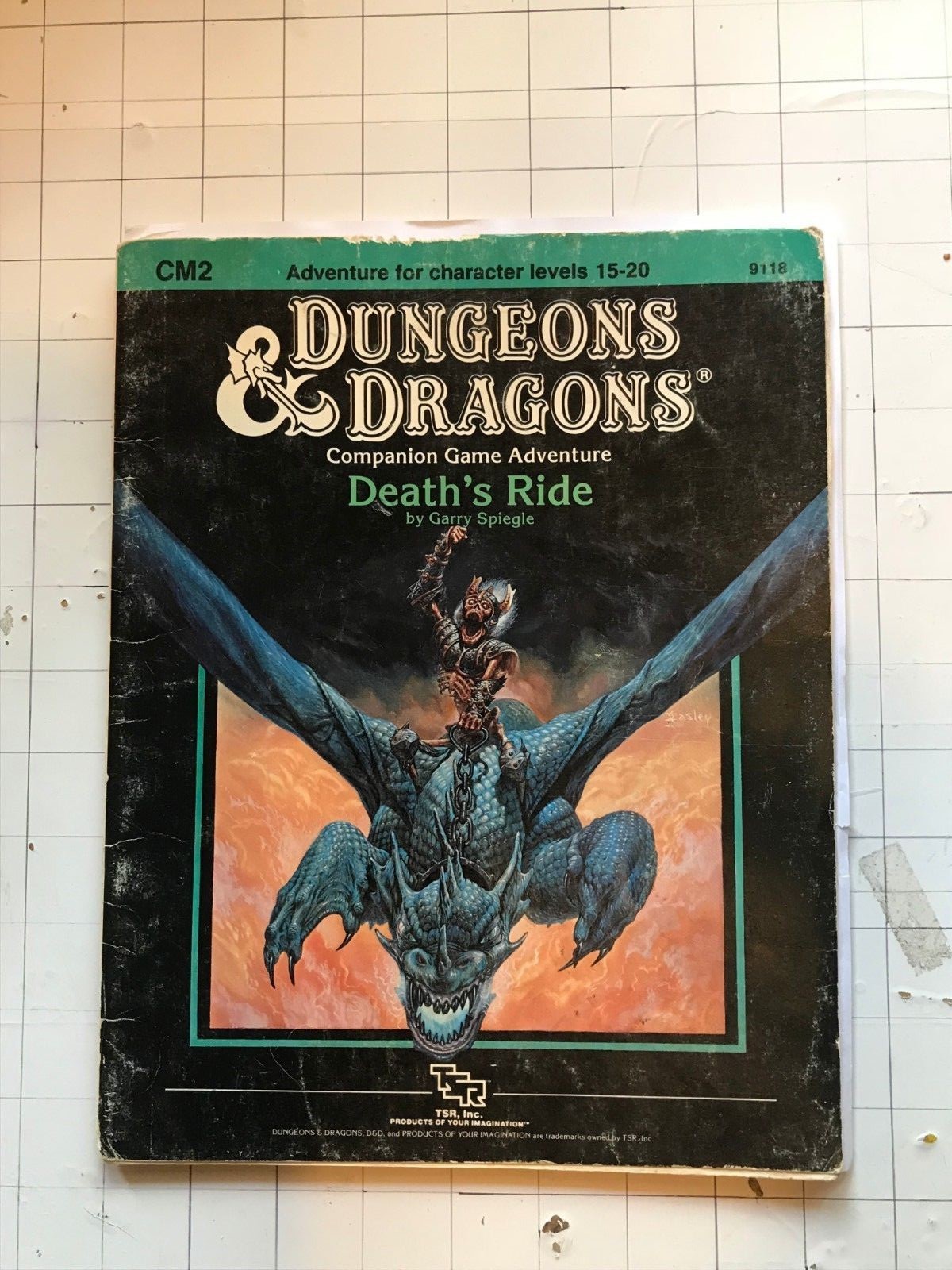 CM2 Death’s Ride Dungeons & Dragons module D&D TSR garry spiegle 1984 rpg rare!