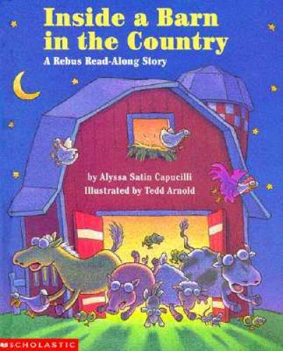 Inside a Barn in the Country: A Rebus Read-along Story – Library Binding – GOOD