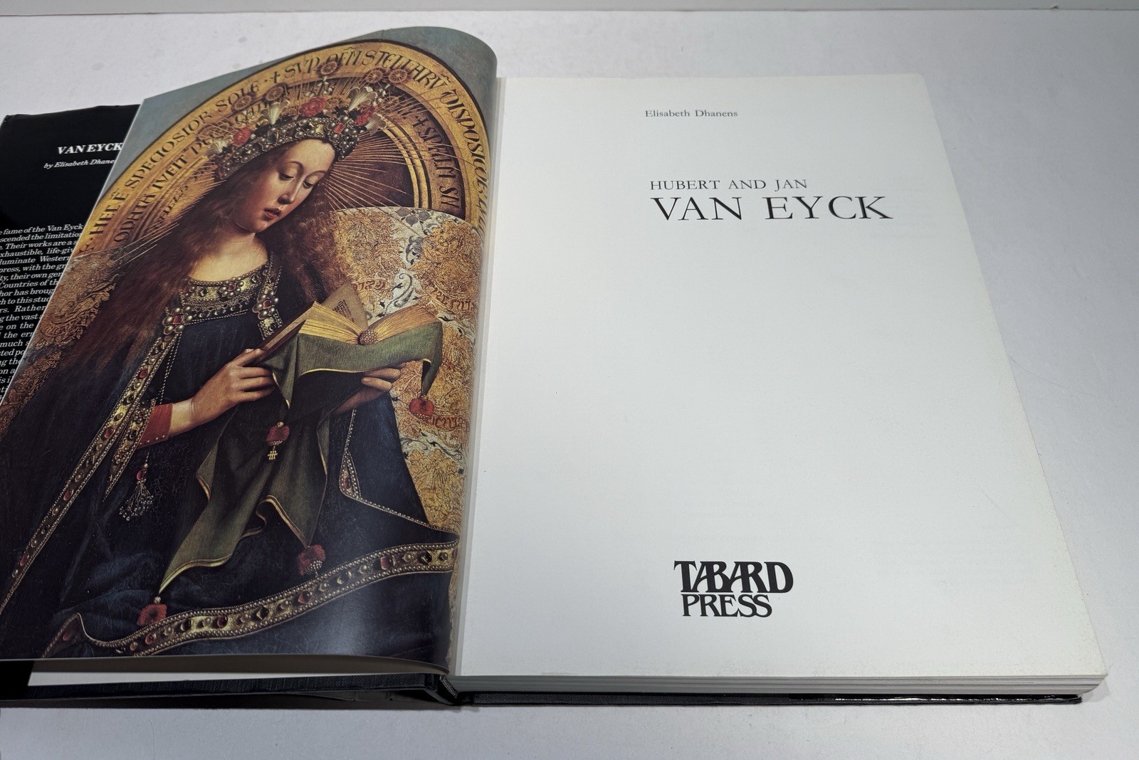 Hubert and Jan Van Eyck by Elisabeth Dhanens, Hardcover, DJ, 1980