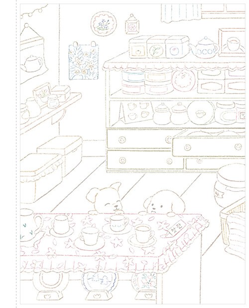 함께여서 반짝이는 하루 컬러링북 A Sparkling Day Together Coloring Book (Vol. 2)