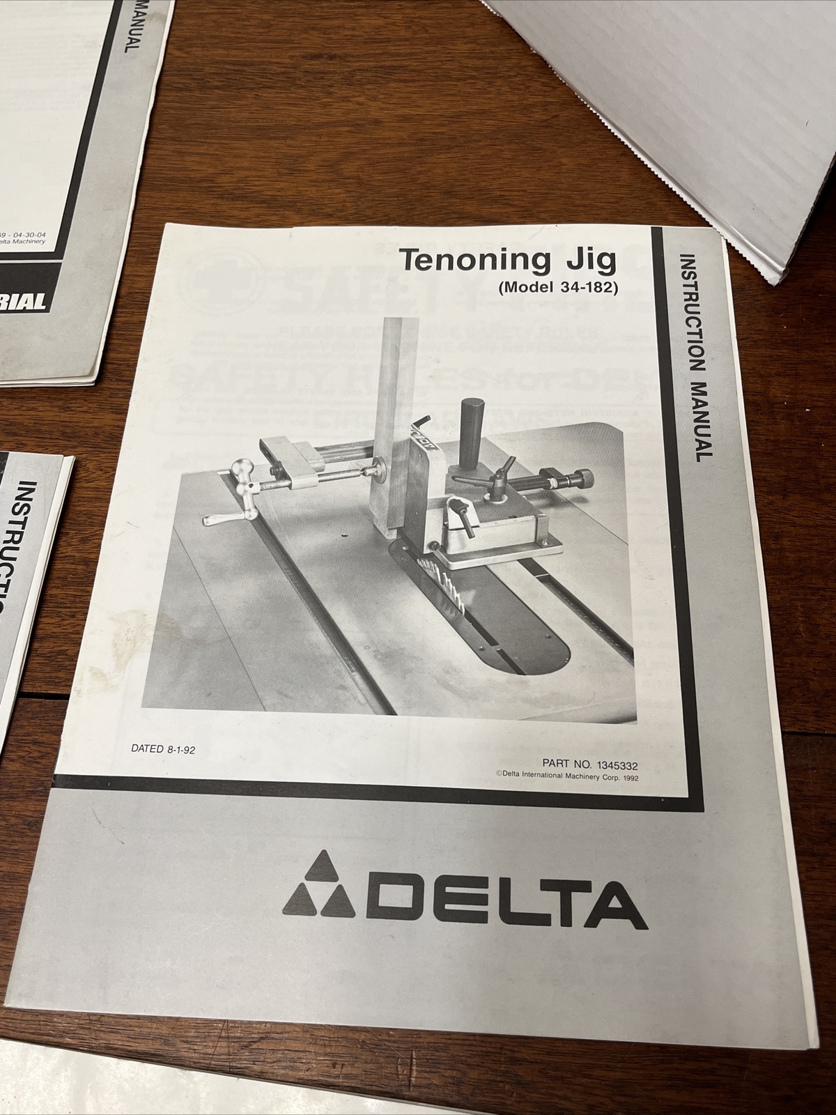 Delta ORIGINAL Instruction Manuals! Belt Sander band saw drill press planer MORE