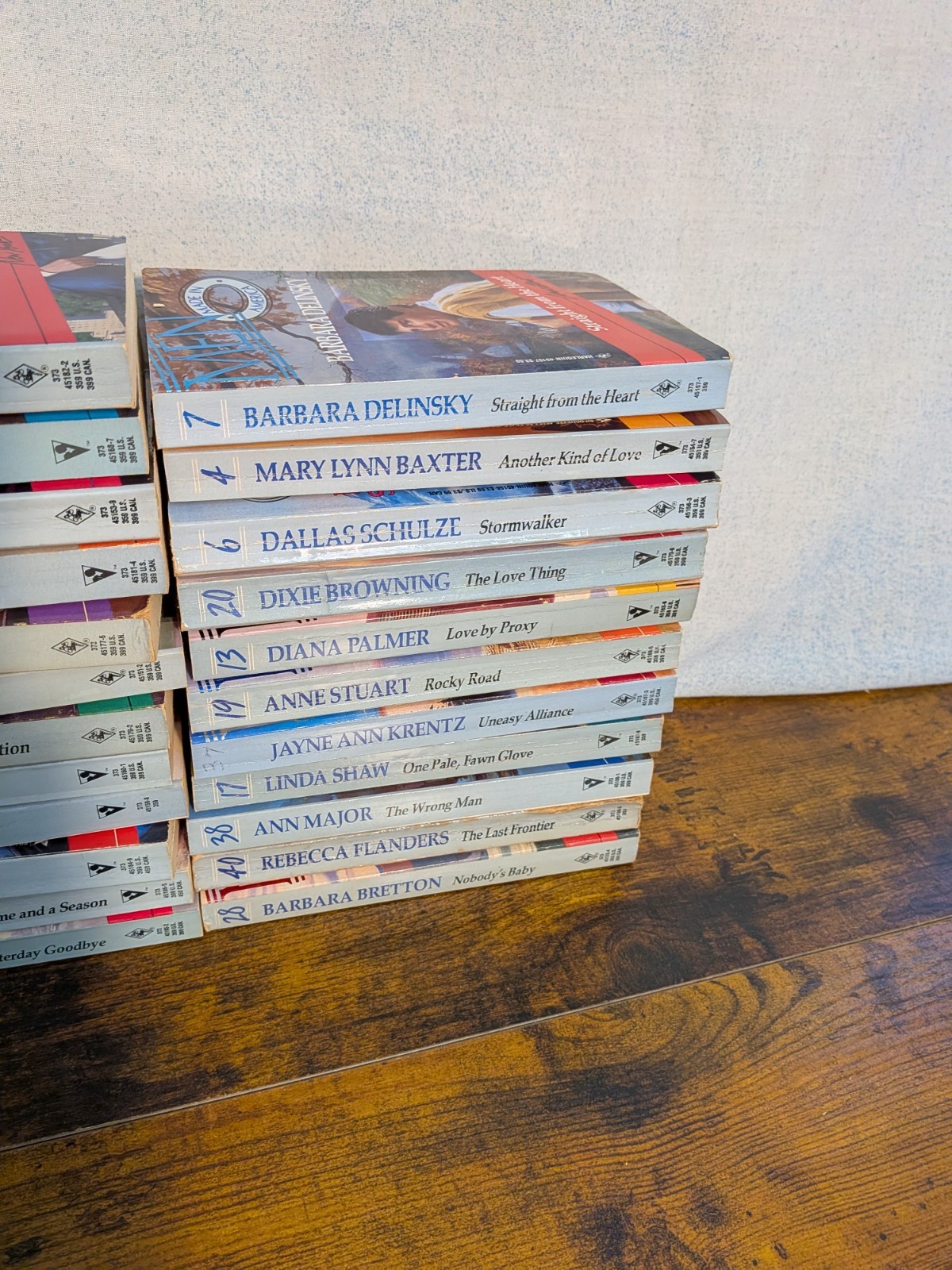 Silhouette Men Made In America Book Lot Of 34 Romance Paperbacks Mixed Authors
