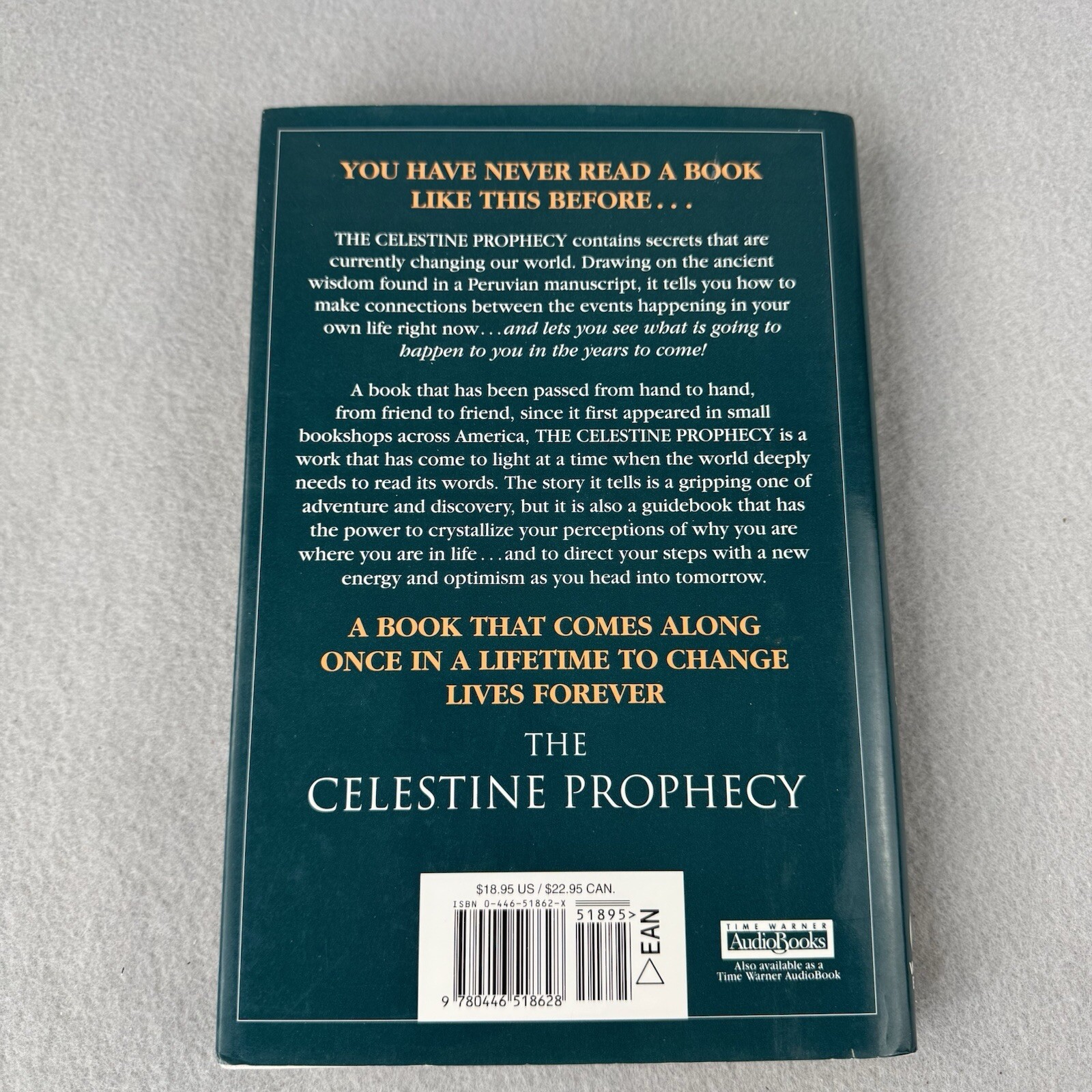 The Celestine Prophecy: An Adventure By James Redfield HCDJ