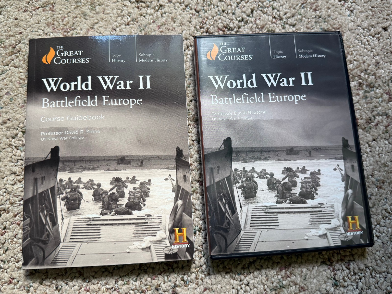 Great Courses: History WW 1 & 2, European, England, Irish & Celtic, Pompeii EUC