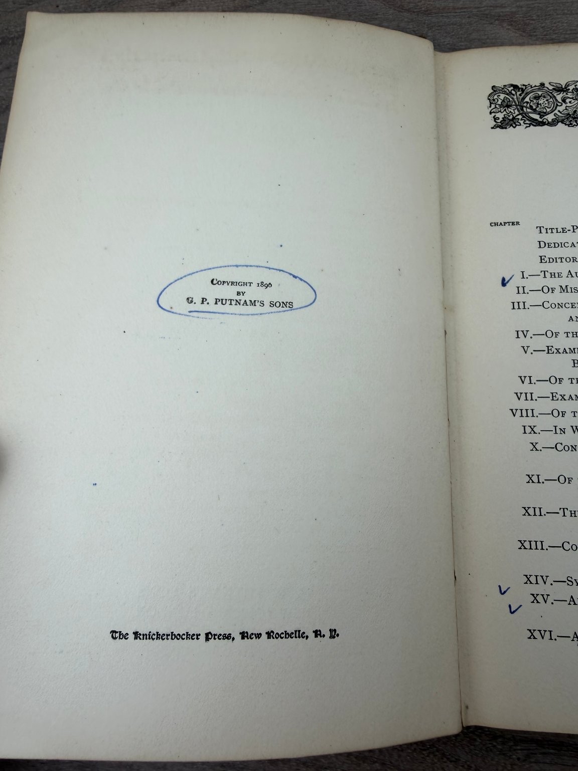 Age of Reason Thomas Paine 1890 Deism Philosophy Knickerbocker Press