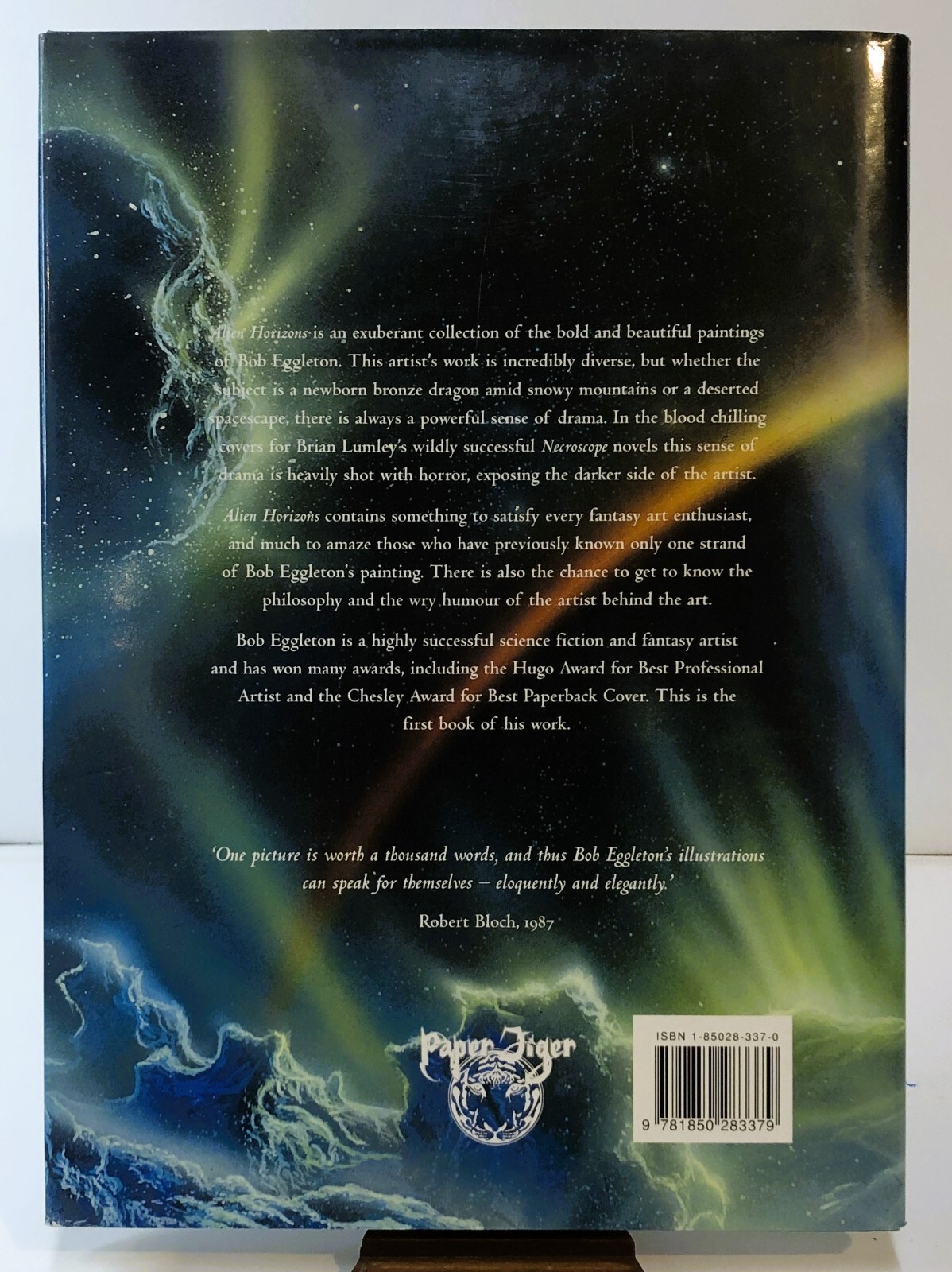 Alien Horizons The Fantastic Art of Bob Eggleton Nigel Sucking HC DJ First Print