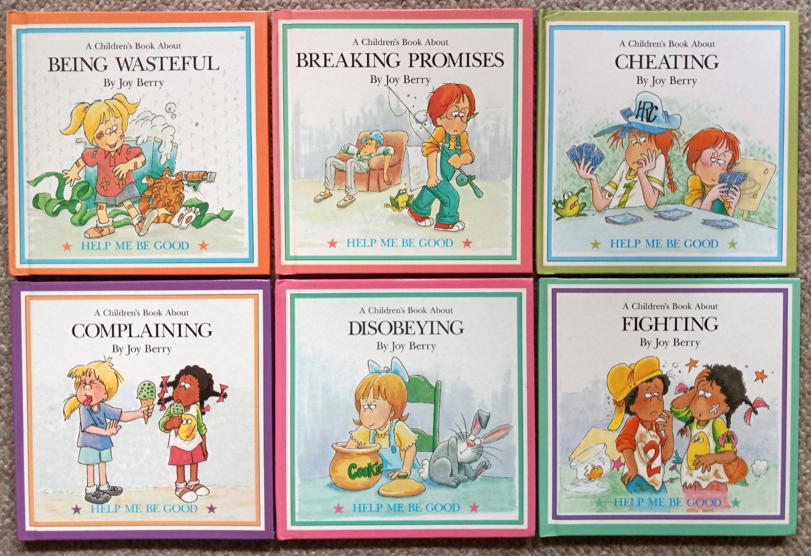 COMPLETE SET of 29 Vintage 80s-HELP ME BE GOOD-Behavior-Morals-Manners-JOY BERRY