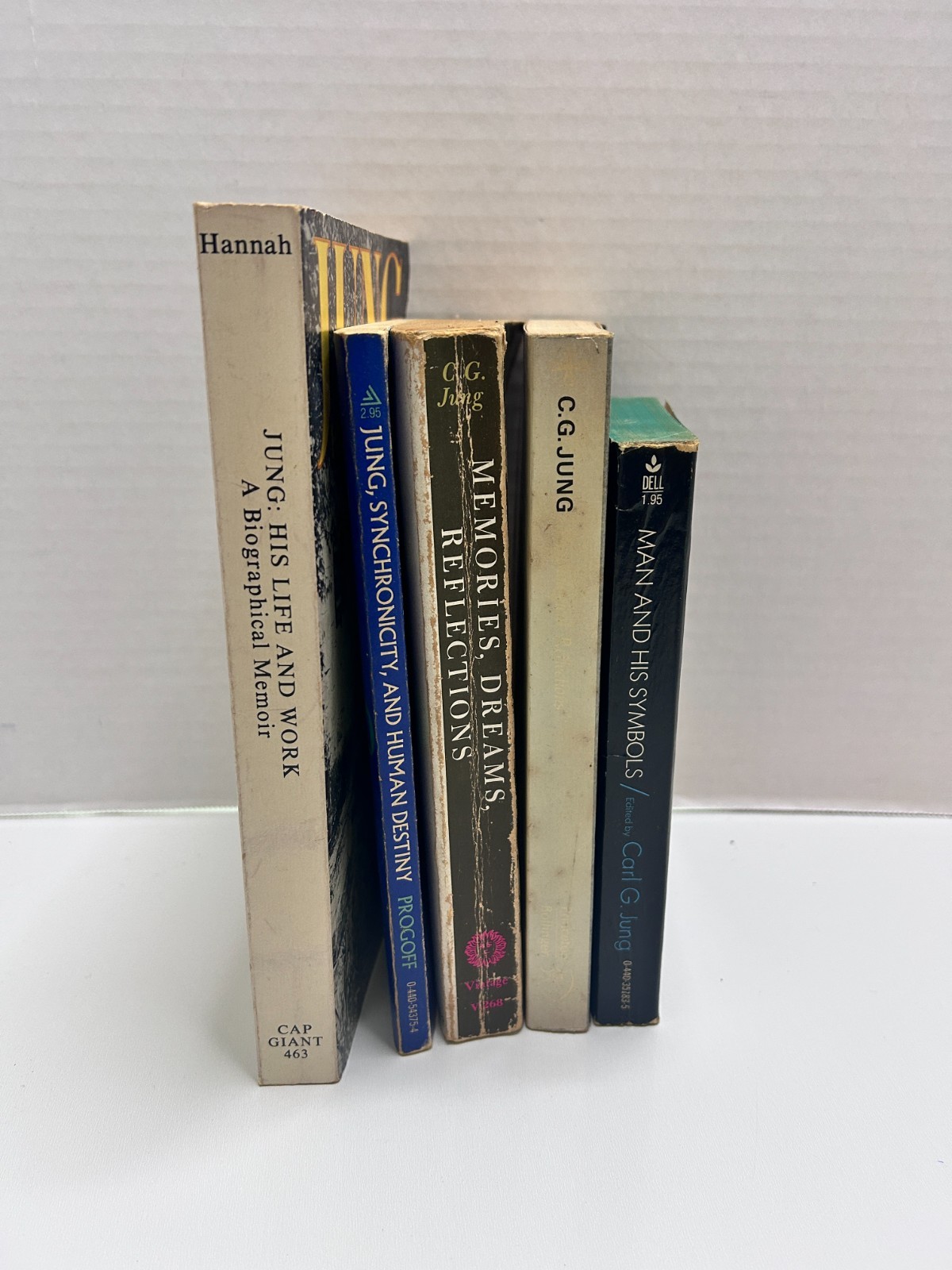 Carl Jung Lot of 5 Paperback Man & His Symbols, Memories, Dreams, Reflections