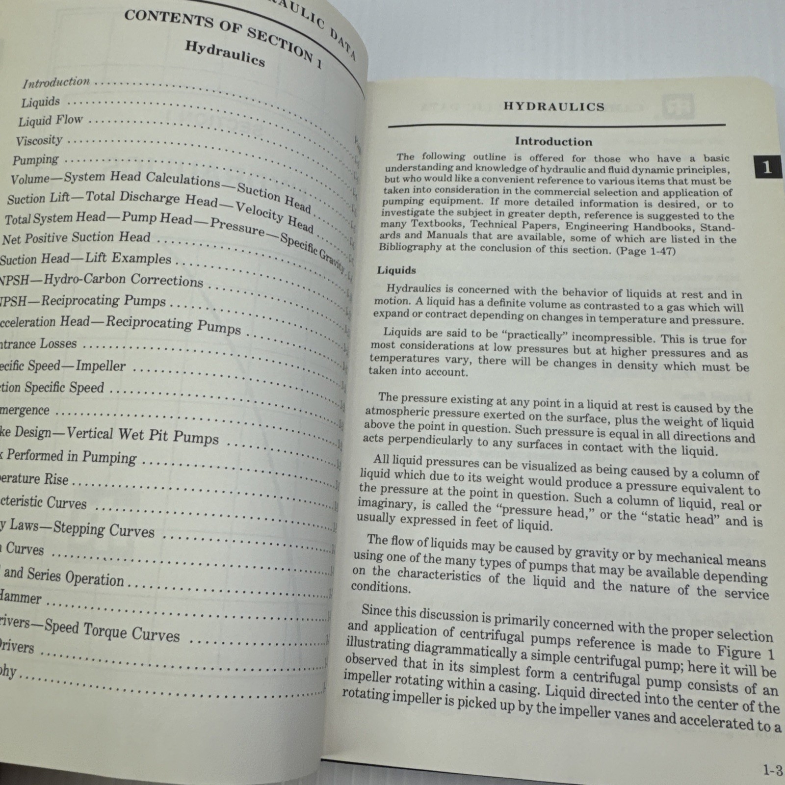 Cameron Hydraulic Data Reference Hydraulics and Steam 15th Editio 1977 Softcover