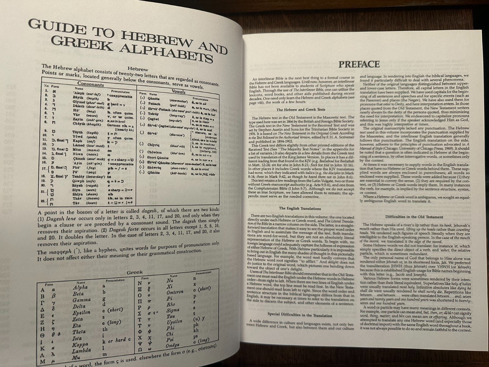 The Interlinear Bible: Hebrew Greek English by Jay P. Green (2016, Hardcover)