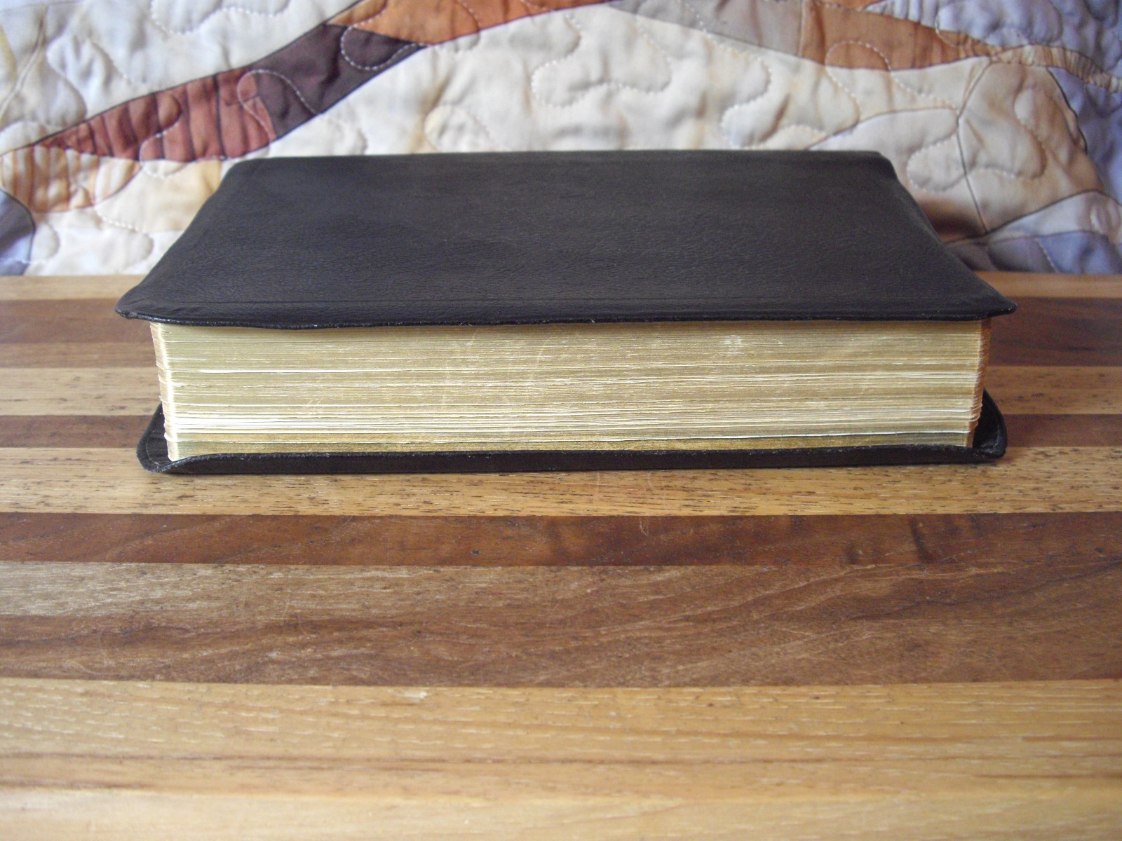 Rare 1975 Black Genuine Leather Loose Leaf New American Standard Bible NAS NASB