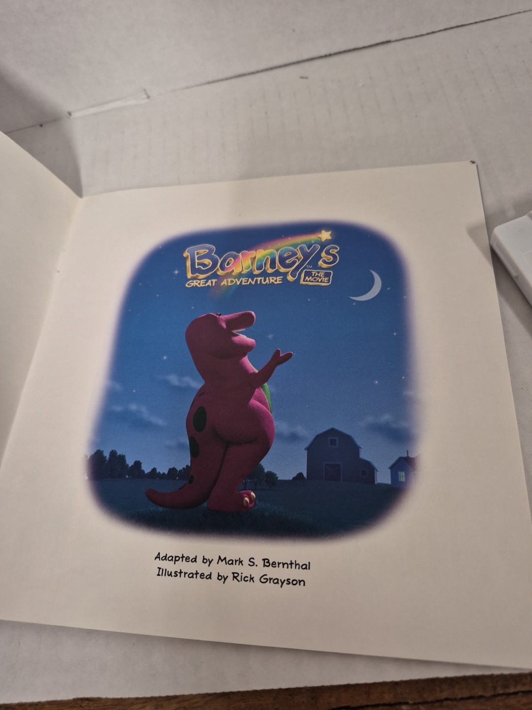 Barney’s Great Adventure: The Movie Storybook And Cassette. See Description