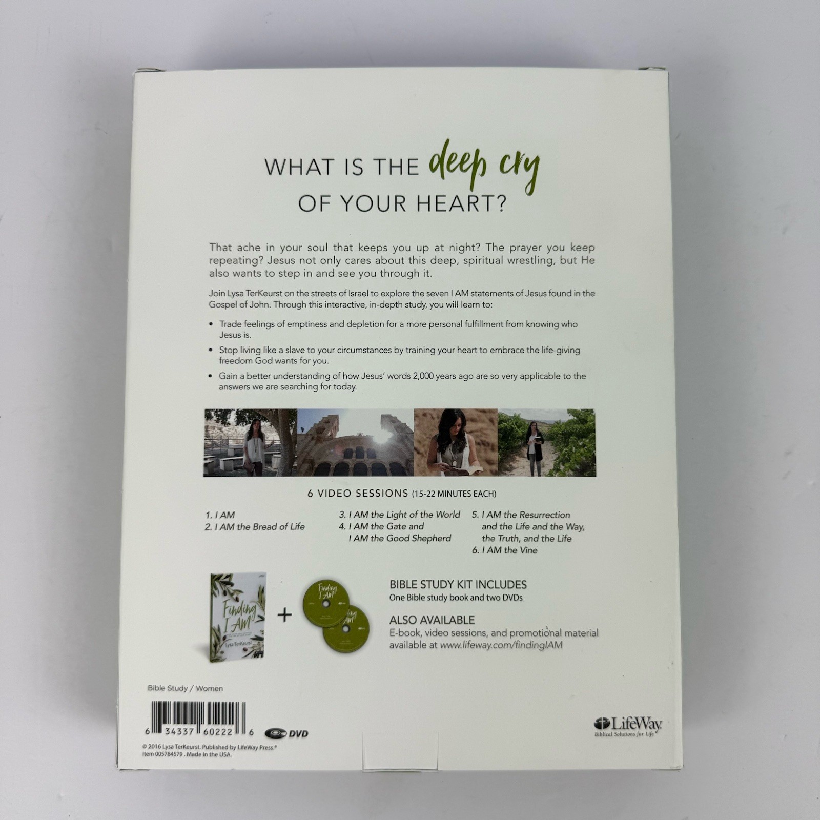 Finding I Am 6 Session DVD Bible Study Kit Lysa TerKeurst LifeWay 2016