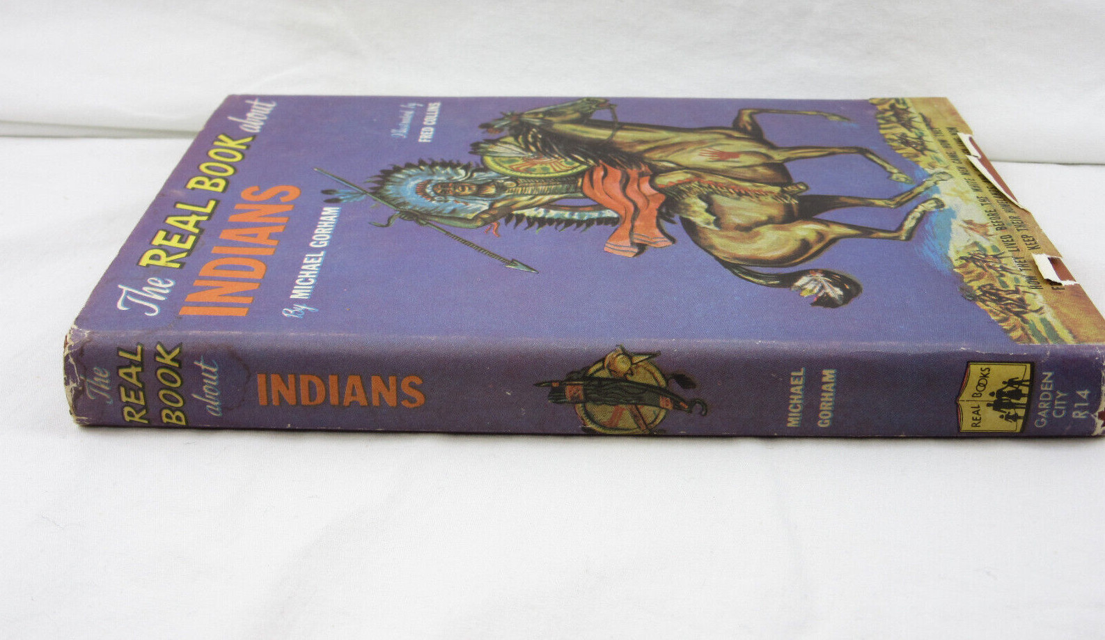 THE REAL BOOK ABOUT INDIANS * 1953 Michael Gorham * Vintage