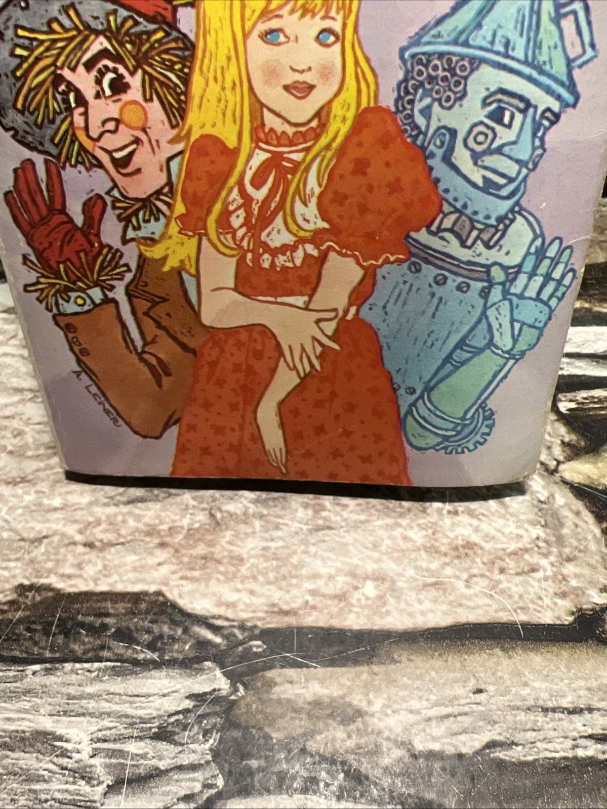 Vintage The Wizard of Oz – L. Frank Baum – Moby Books Illustrated 1977 Mini Book