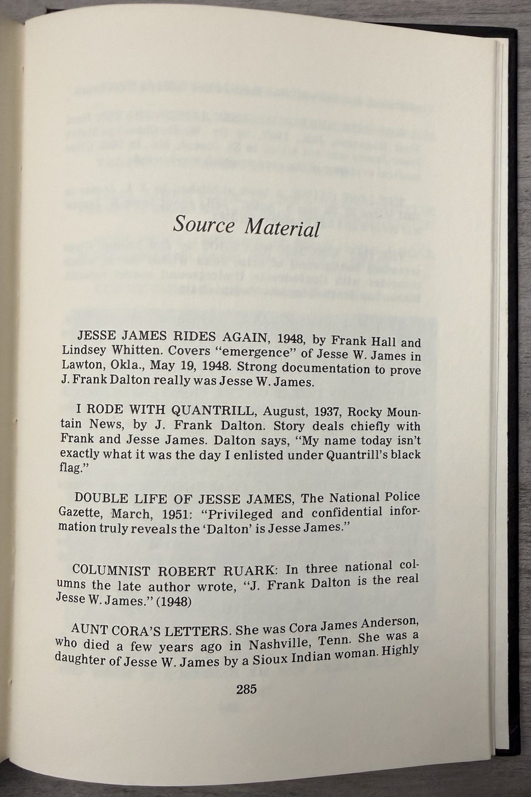 DOUBLE SIGNED 1st Ed / Printing ~ Jesse James Was One of His Names; Del Schrader