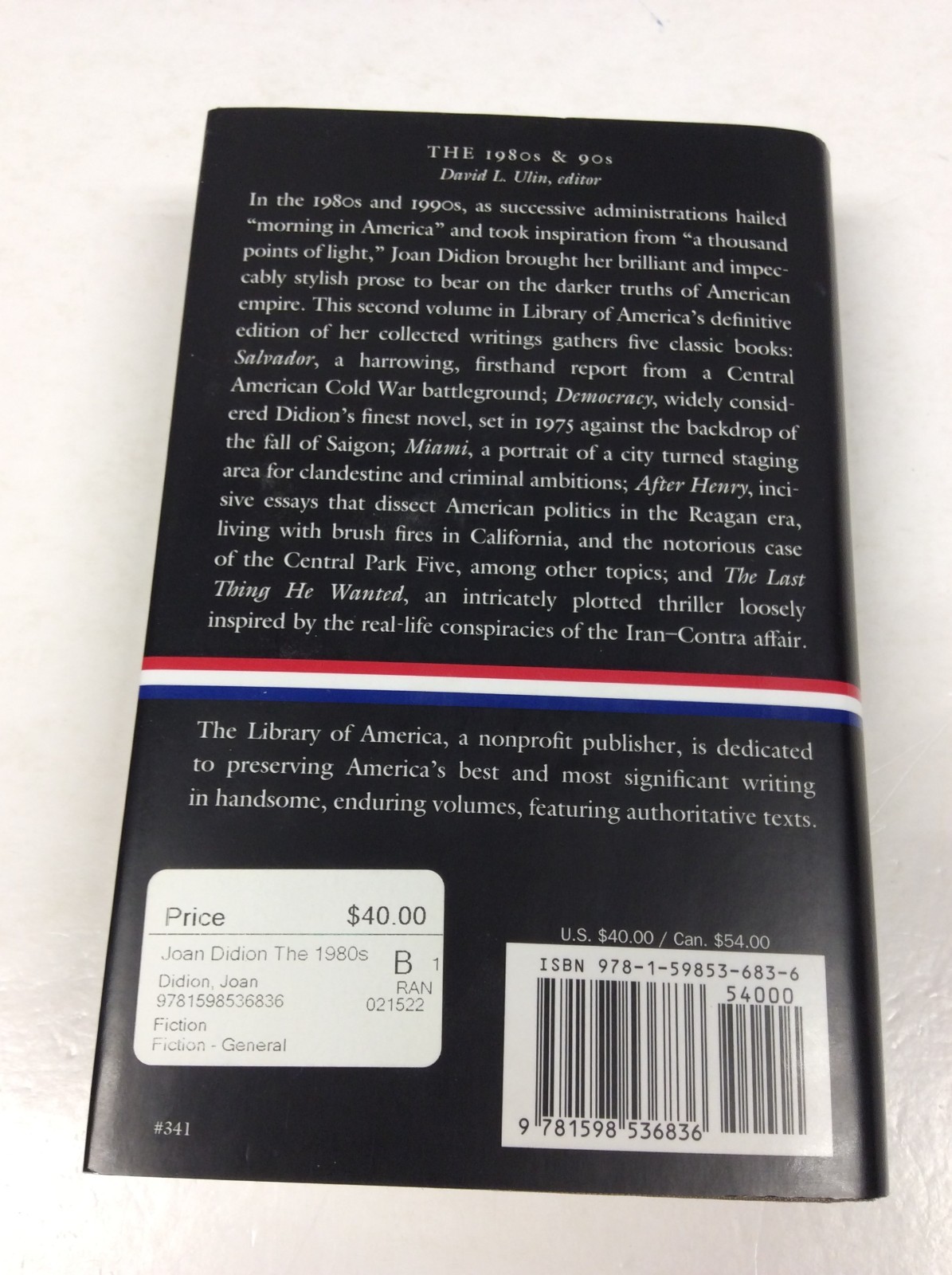 JOAN DIDION – THE 1980s & 90s Joan Didion 1st Edition HC 2021