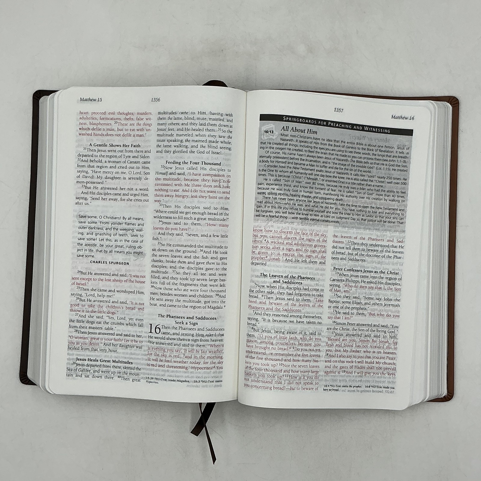 THE EVIDENCE STUDY BIBLE Ray Comfort & Lynn Copeland 2021 HC Bridge-Logos Brown
