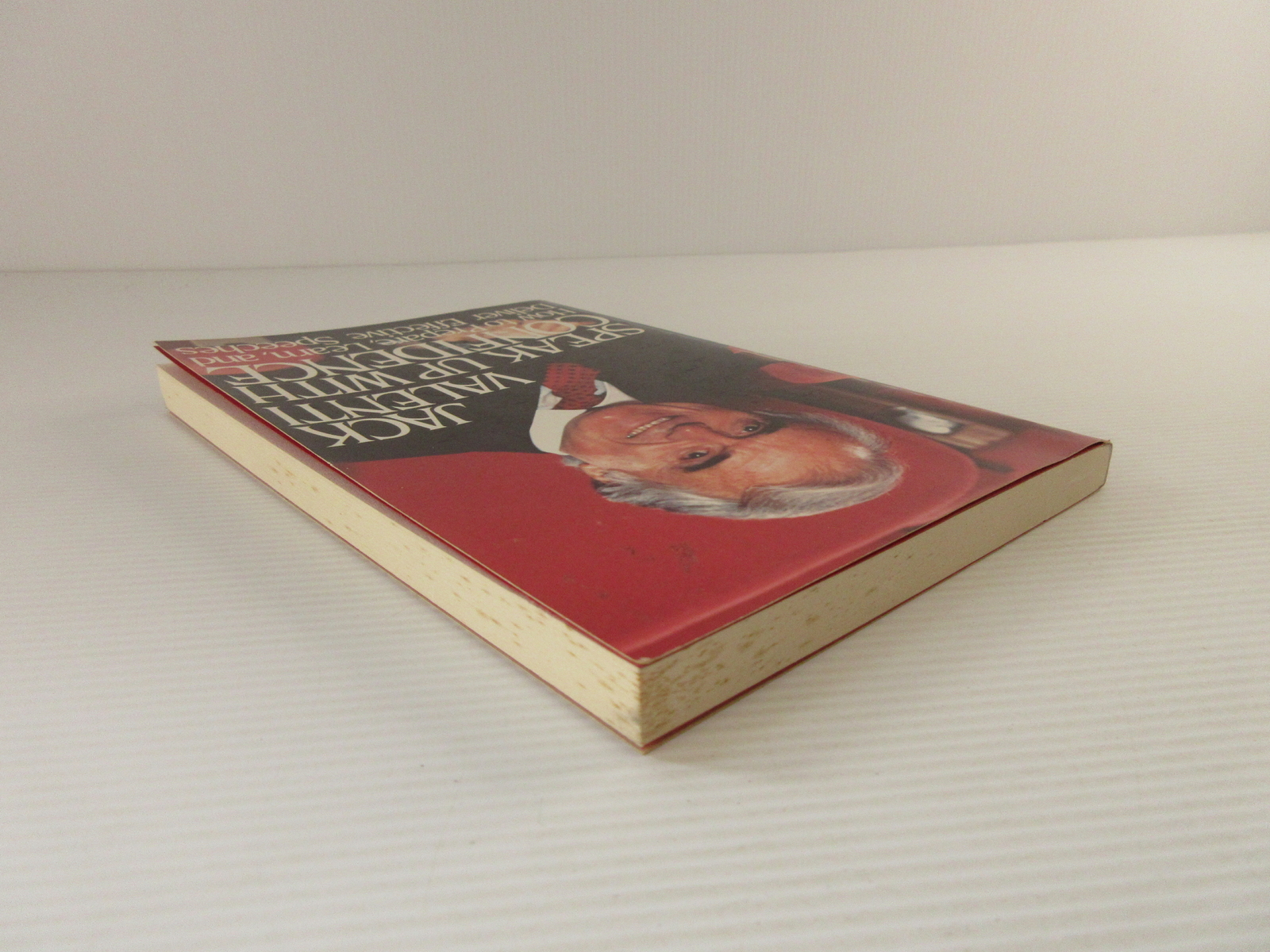 Speak Up With Confidence By Jack Valenti Paperback Non-Fiction Self-Help Book
