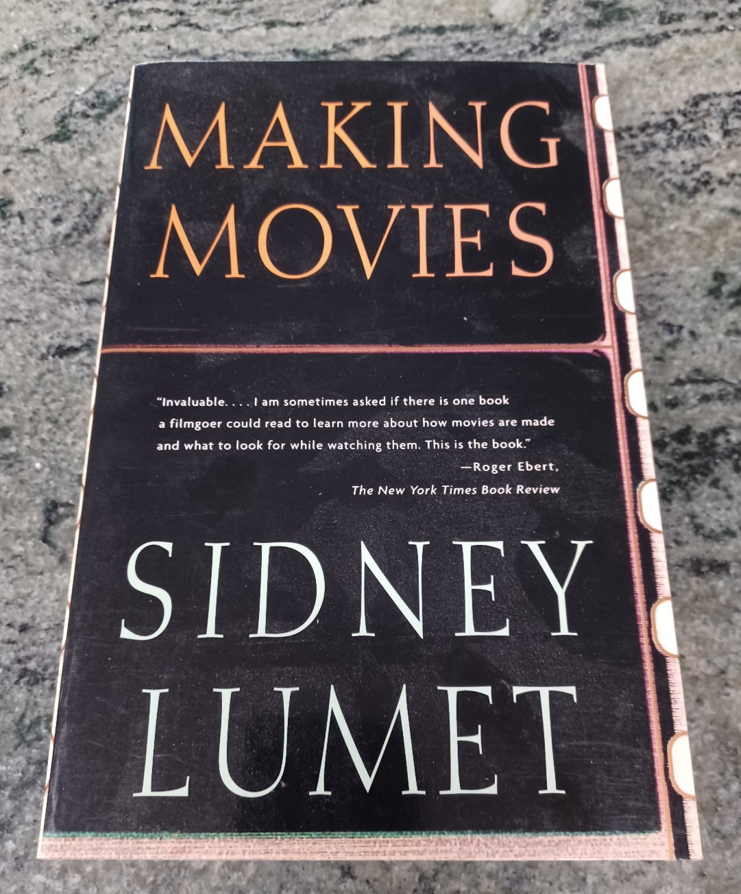 Making Movies by Sidney Lumet (1st ed Trade Paperback) PB unread Brand New copy
