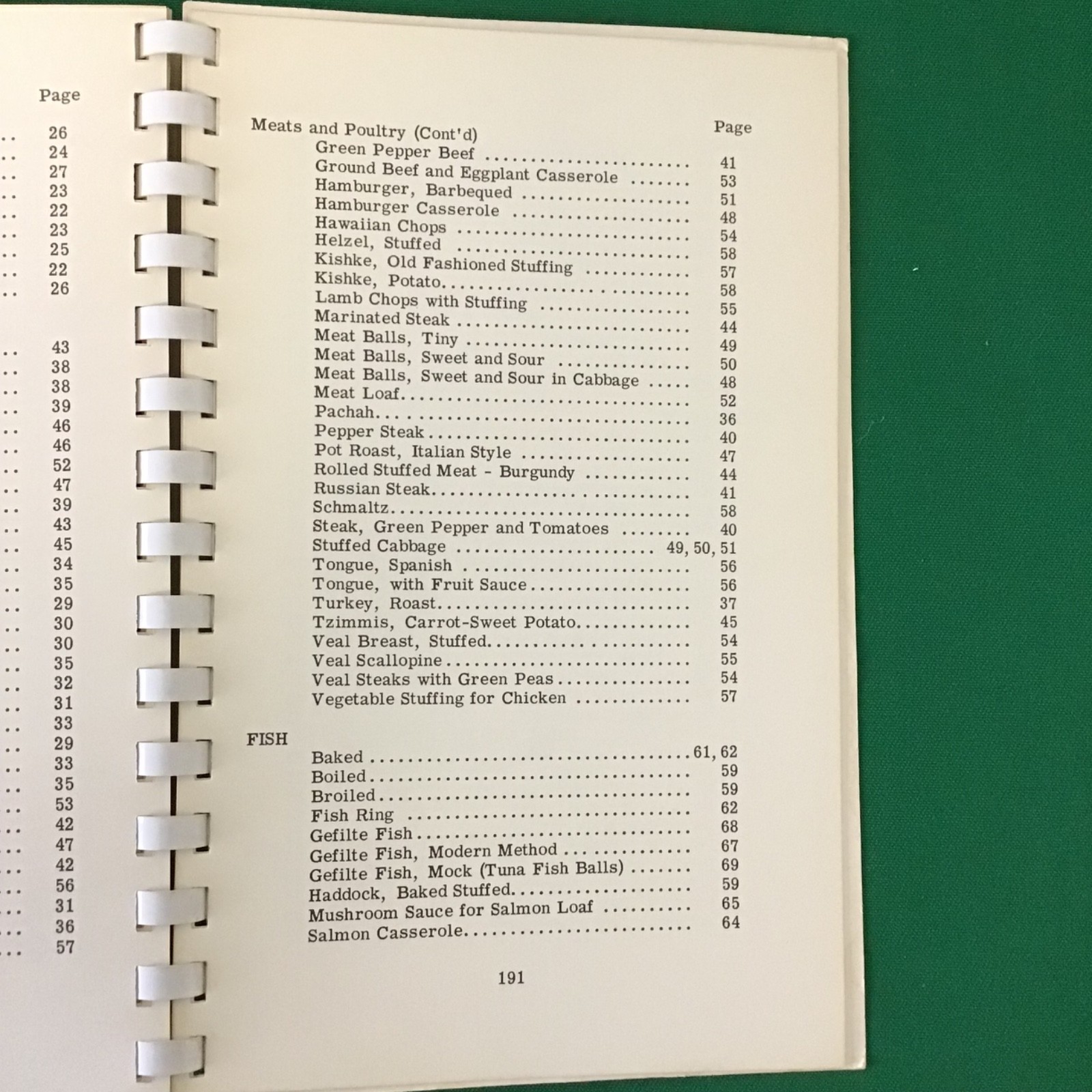 Chicago Illinois Anshe Emet Synagogue 1990s community Jewish Cookbook SEE INDEX