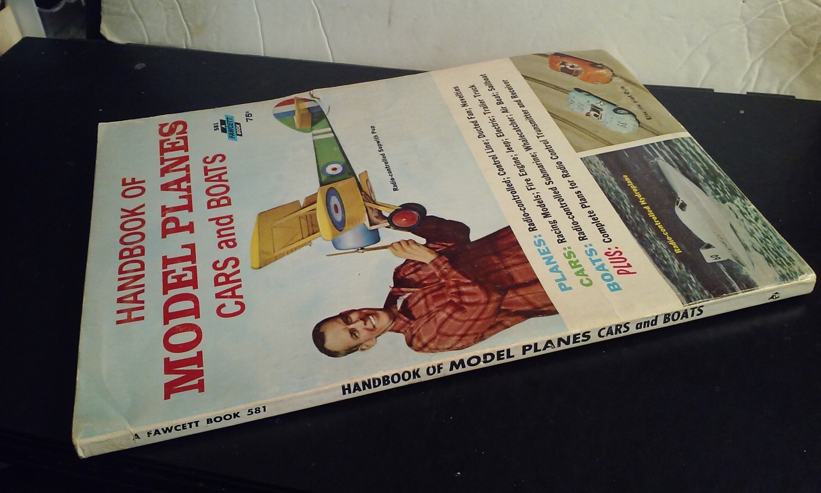 Handbook for Model Planes Boats and Cars Bill Winter / Fawcett 1965 112-pages