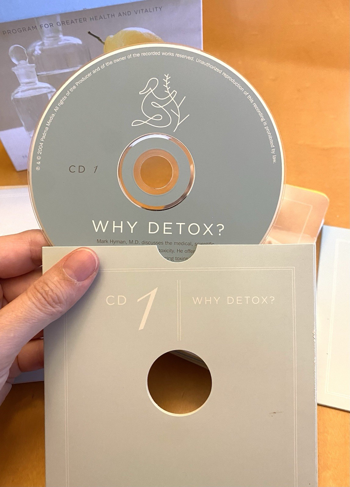 Detox Box by Mark Hyman (2004, Kit) A Program For Greater Health And Vitality