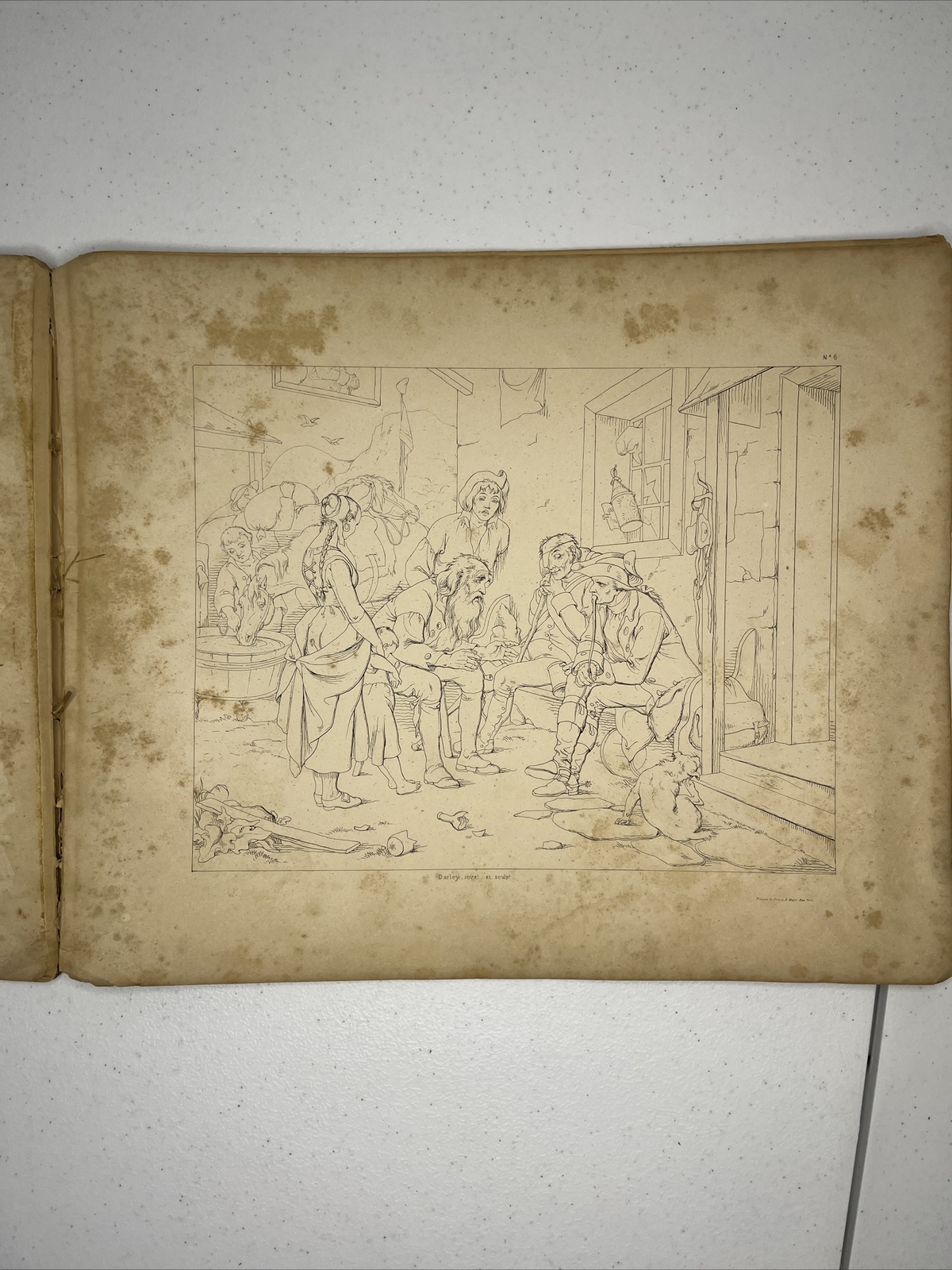 1848 Van Winkle RIP Darley American art union rare books antique illustrated