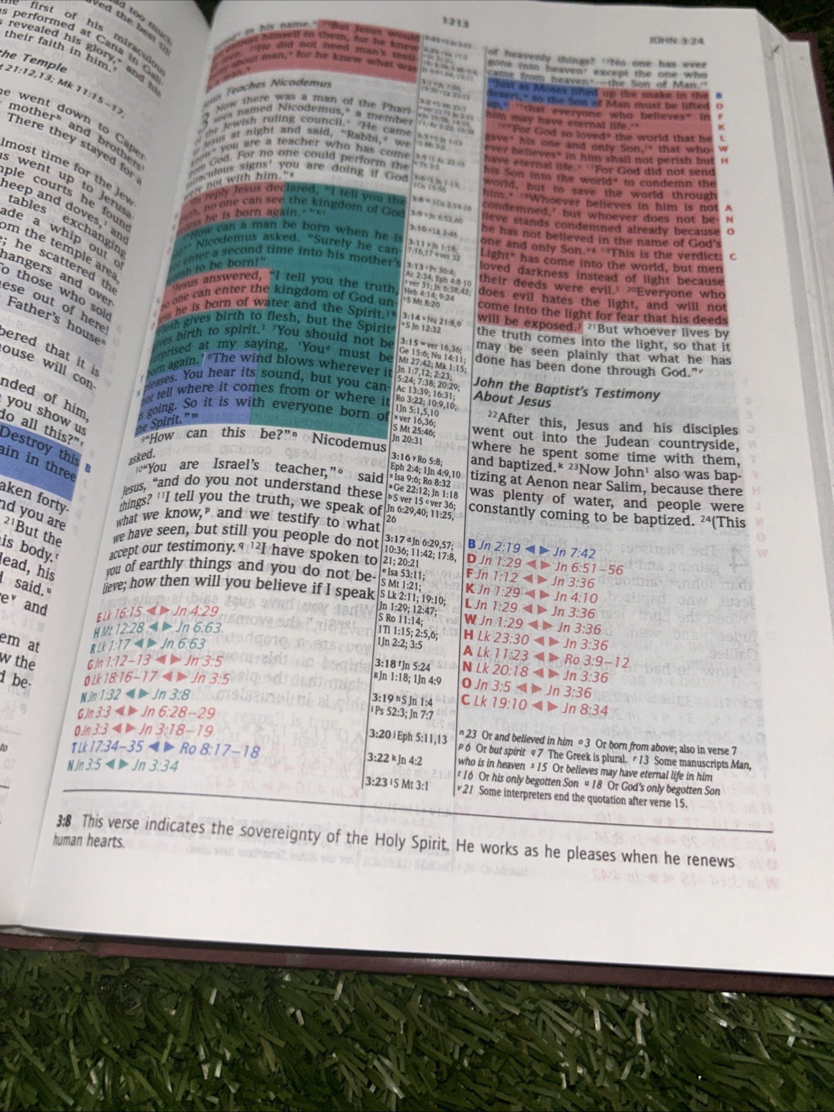 NIV Prophecy Marked Reference Study Bible 1998 Hardcover Text 1984