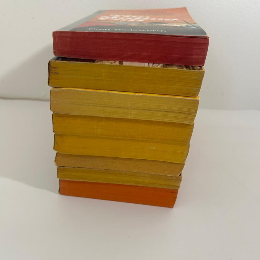 Vtg Western Paperback Lot of 8 Novels Frontier Tribal Romance Adventure 1960s