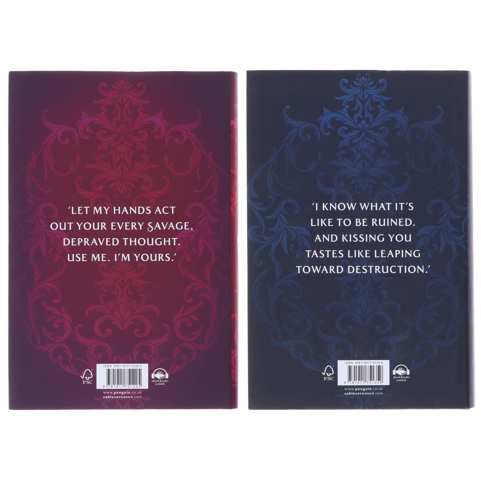 The Wolves of Ruin Series by Sable Sorensen 2 Books Set – Fic – HB