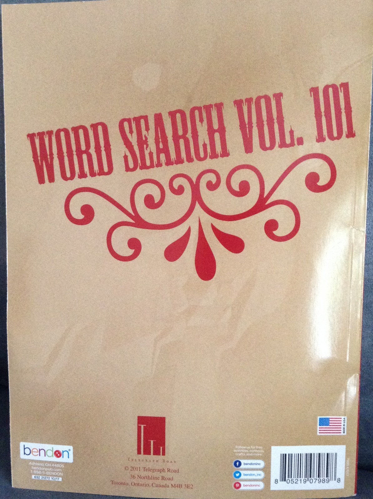 BENDON LARGE PRINT WORD SEARCH VOLUME 101 ARTS & ENTERTAINMENT 77 PAGES
