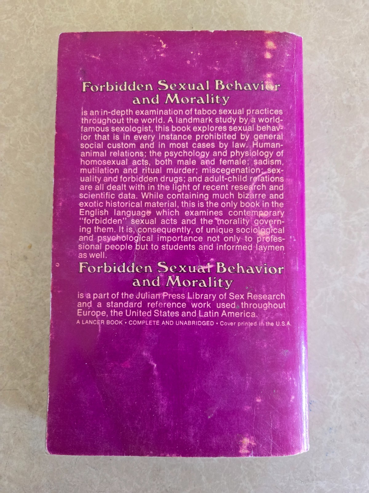 2 Vintage Sex Advice Books 60s/70s: Xaviera’s Supersex & Forbidden Sex. BEHAVIOR