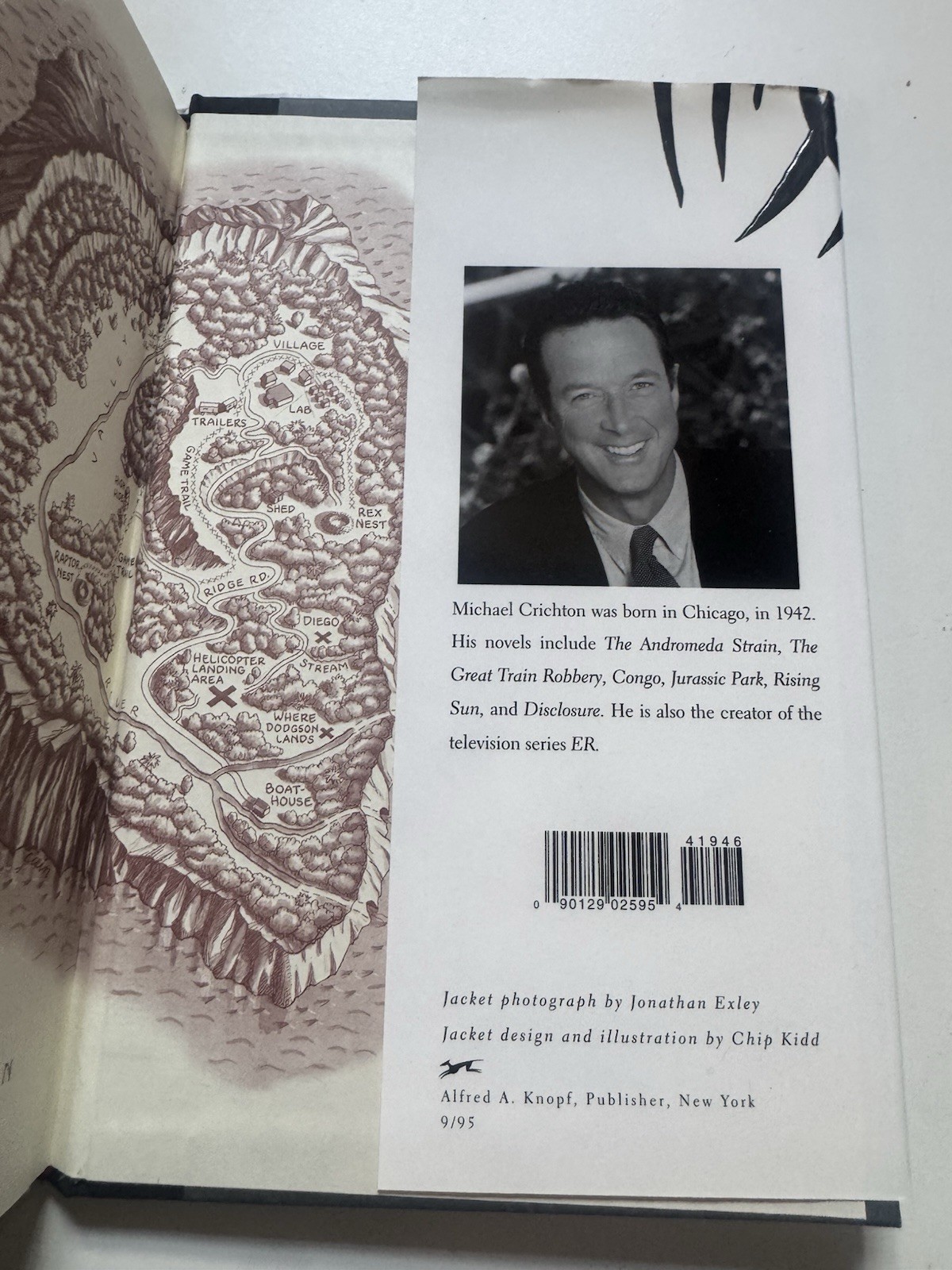 Michael Crichton The Lost World Jurassic Park Hardcover 1995 1st Trade HCDJ VGC