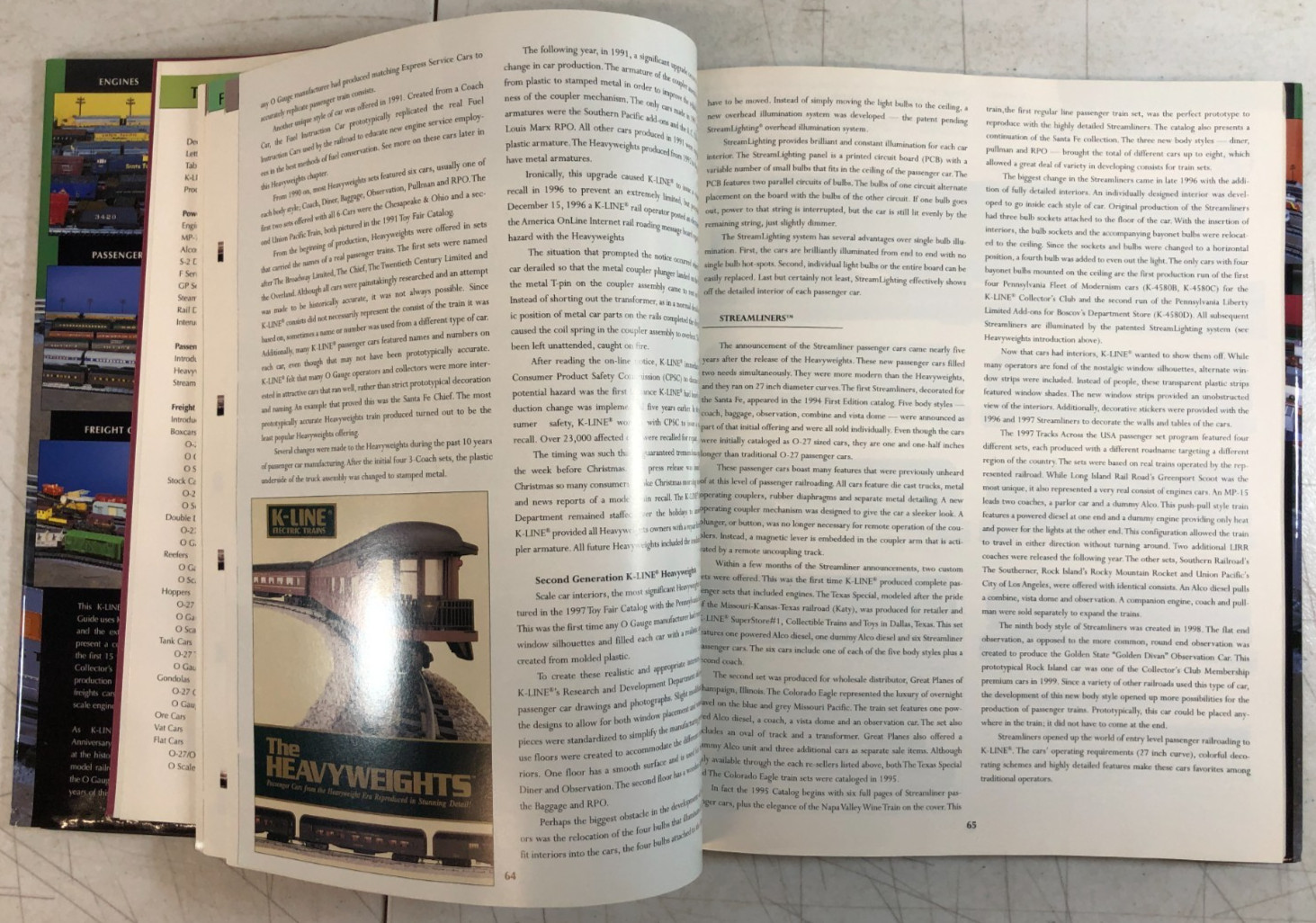 K-LINE Collector’s Guide Volume 1: Trains 1985-1998 by Mondy Lamb (1999) E-108