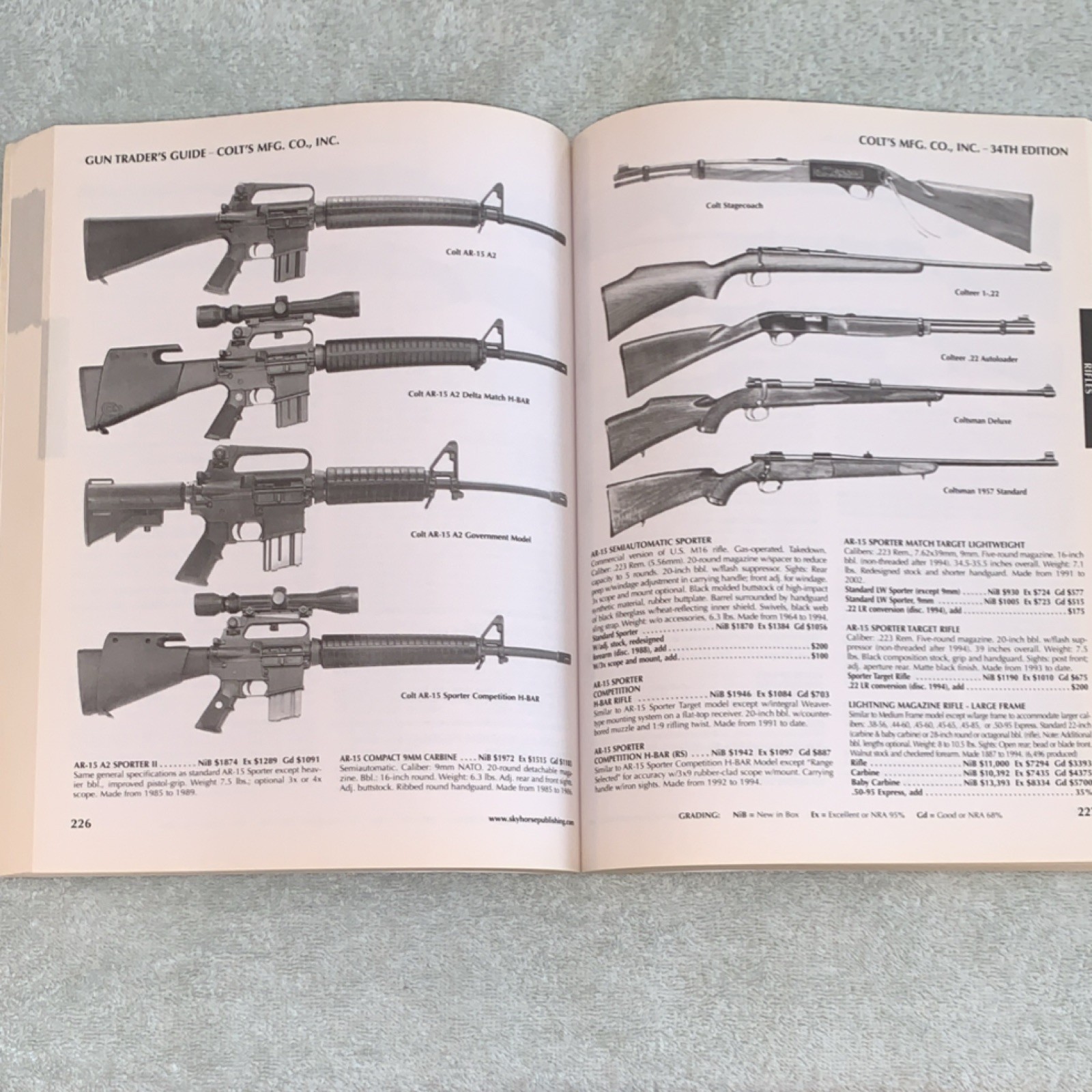 Book Gun Trader’s Guide Thirty-Fourth Edition Skyhorse 2011