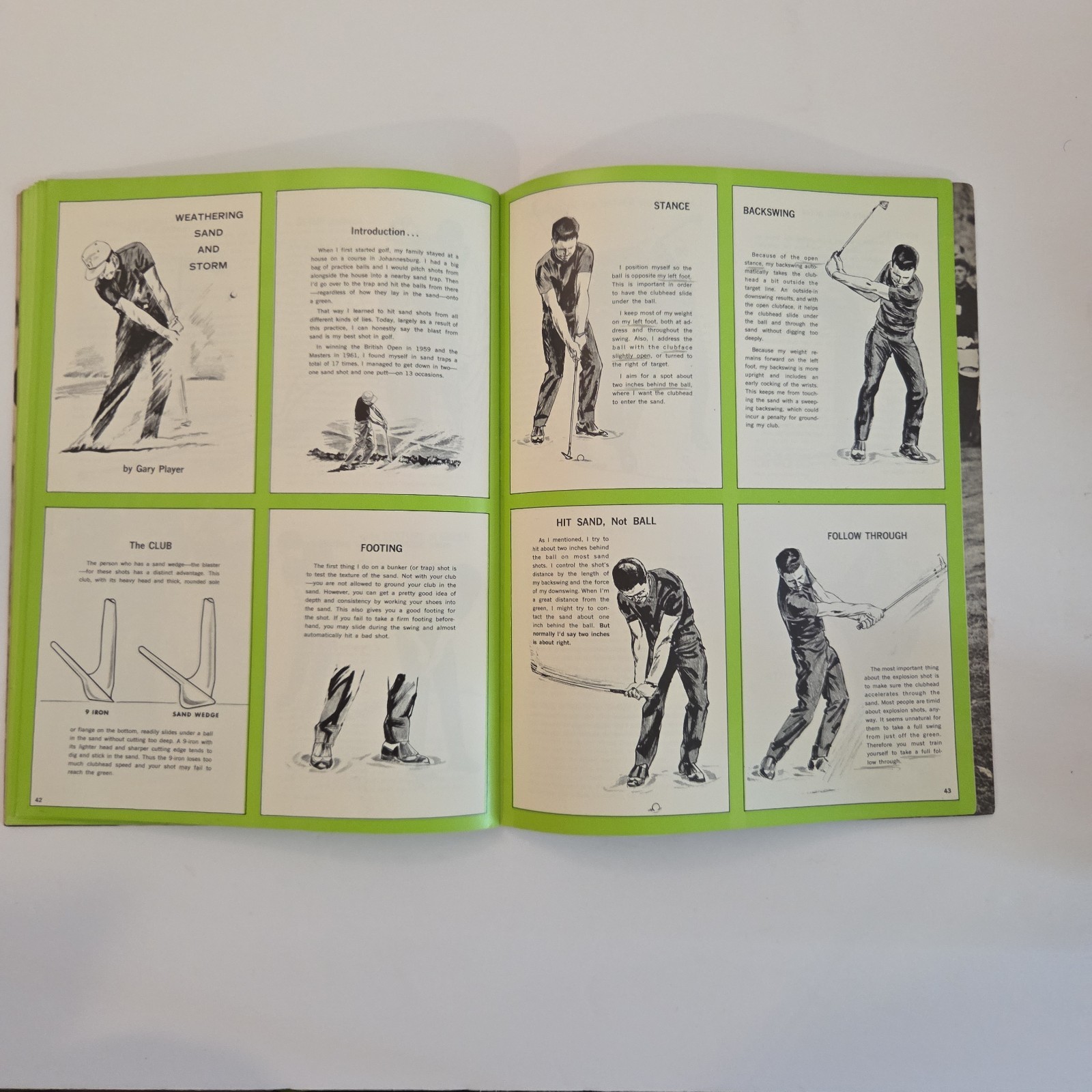 “124 Golf Lessons by Gary Player” ~ Trade Paperback 1968