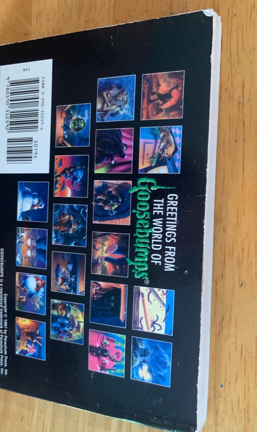 1997 R. L. Stine Goosebumps Postcard Book II (All 30 postcards included)