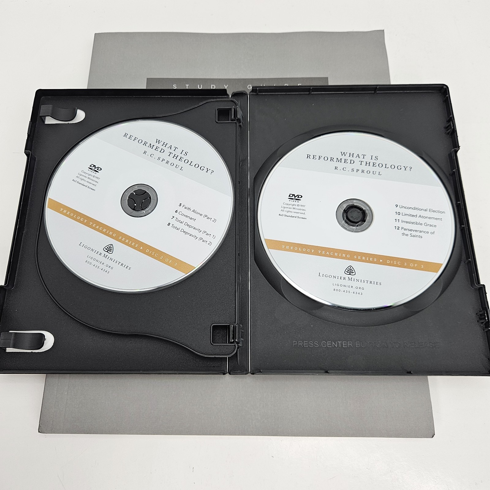 What Is Reformed Theology 3 DVD/STUDY GUIDE R. C. Sproul Ligonier Ministries NEW