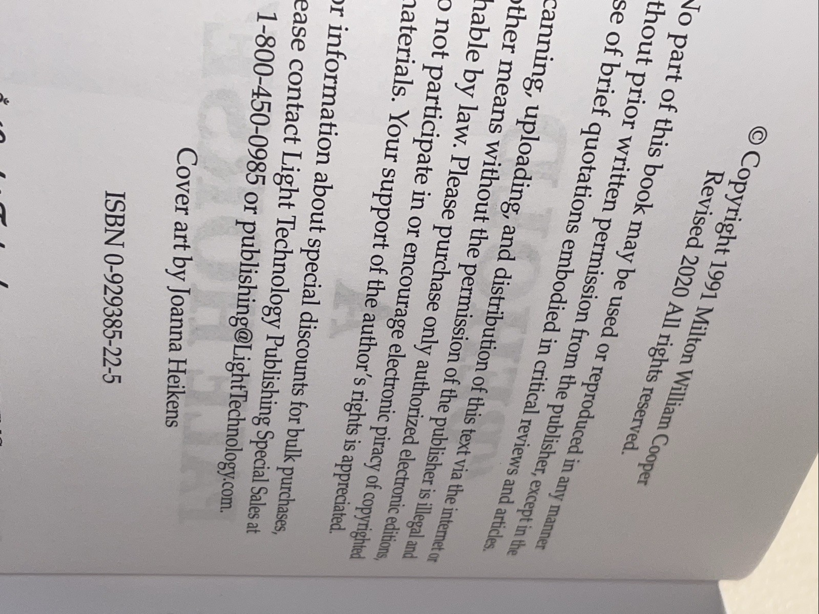 Behold a Pale Horse William Cooper Revised CFR Foldout NWO UFO Secret Conspiracy