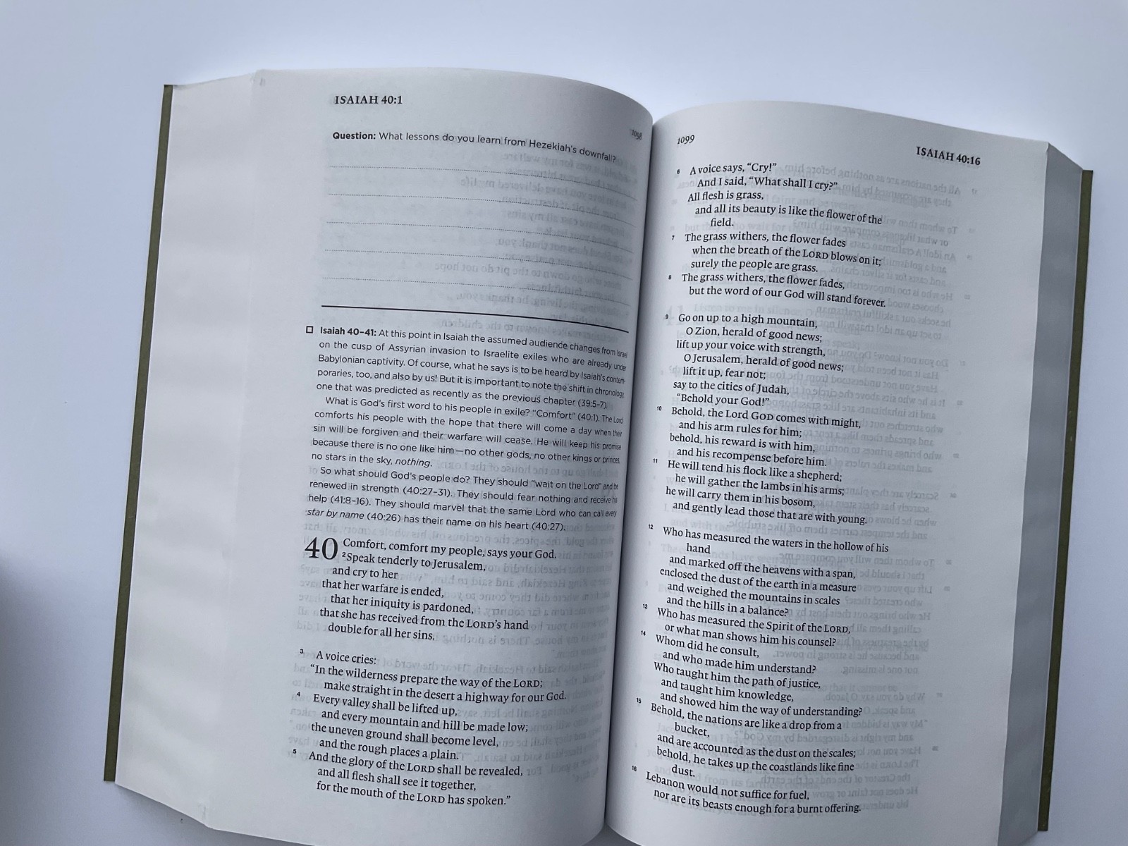 Bible ESV Daily Reading Green Gray Brand New