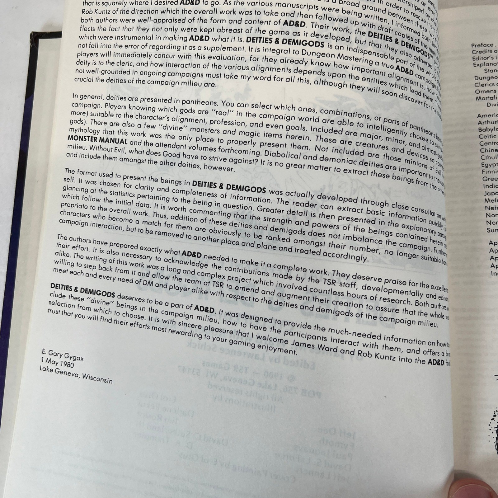 TSR D&D Deities & Demigods Advanced Dungeons & Dragons 144 Pages TSR 2013