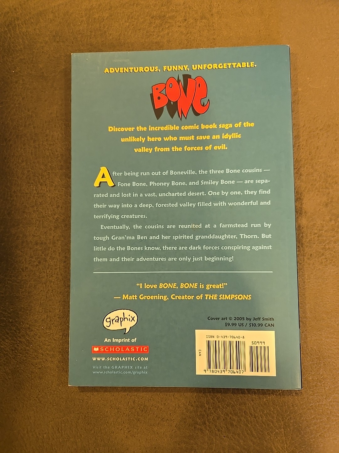 Bone by Jeff Smith #1 Out from Boneville – Softcover Book 2005 – New