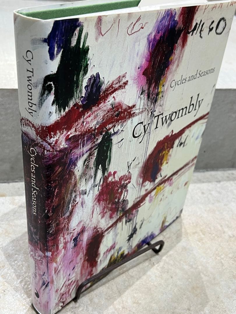 Cy Twombly Cycles and Seasons Art Book 269 pages 9.75×12 inches 2008